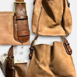 Tan Leather Tote Bag with Buckle Accents
Concealed Carrier